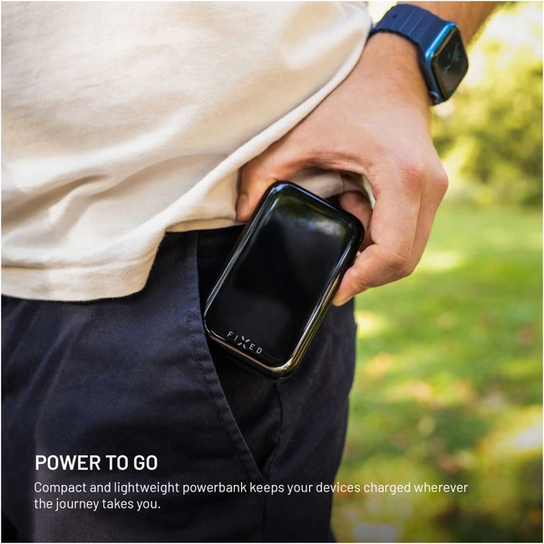 FIXED Zen 10 Pre powerbanka s LCD displejom, 30W, 10 000 mAh, čierna - Powerbanky - Obrázok e6603d6fef494e7ea480523918e4e437
