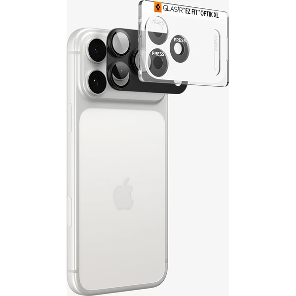 Spigen Glass tR EZ Fit Optik Pro XL 1 Pack sklo na fotoaparát iPhone 18 Pro tmavo šedé - Ochranné fólie a sklo - Obrázok e6674f71e1ad4a7ca0e4339d0636acf1