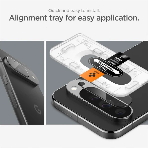 Spigen Glass tR EZ Fit Optik 2 Pack tvrdené sklo na fotoaparát Google Pixel 9 číre - Ochranné fólie a sklo - Obrázok e66af706058a42778e303cebe2e6a37e
