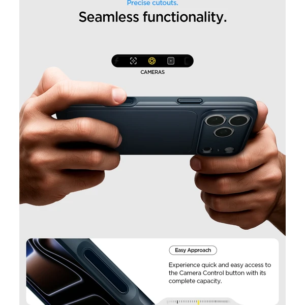 Spigen Thin Fit MagSafe kryt iPhone 18 Pro Max/17 Pro Max metal slate - Puzdra - Obrázok e672c5639fba46e486eaa02761679e09