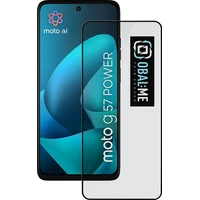 OBAL:ME 5D tvrdené sklo Motorola G57 Power čierne - Ochranné fólie a sklo