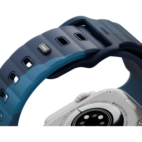 UNIQ Stride DE FKM remienok pre Apple Watch 49/46/45/44mm modrý/svetlo modrý - Remienky - Obrázok e6c7743bf53f41318871134e505b4273