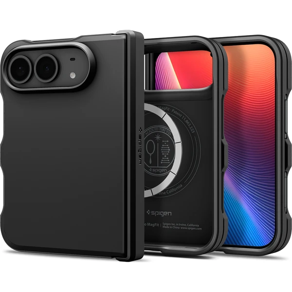 Spigen Tough Armor Pro MagSafe kryt iPhone 18 Fold čierny - Puzdra - Hlavný obrázok
