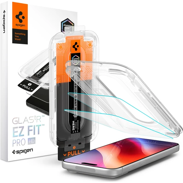 Spigen Glass tR EZ Fit Pro HD 2 Pack tvrdené sklo iPhone 18 Pro Max/17 Pro Max/16 Pro Max - Ochranné fólie a sklo - Hlavný obrázok