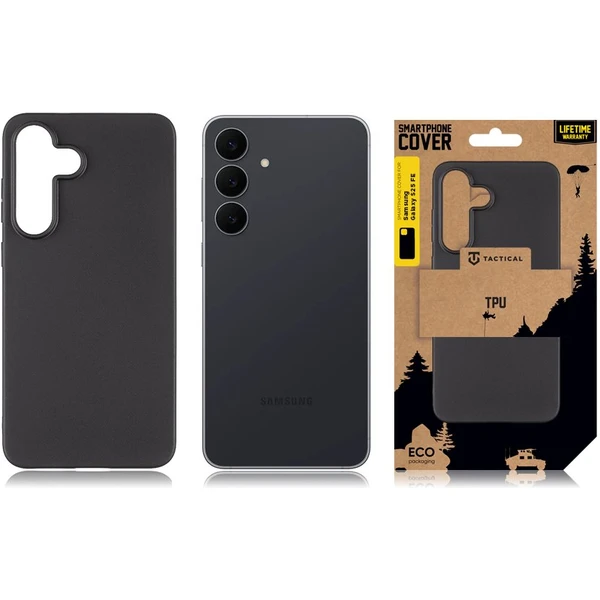 Tactical TPU kryt Samsung Galaxy S25 FE čierny - Puzdra - Obrázok e6fa306f26984876897d09074ab17255
