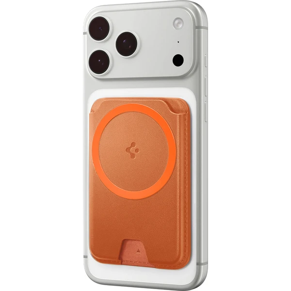 Spigen Valentinus MagFit+ MagSafe Wallet 3 Card peňaženka metallic orange - Peňaženky - Obrázok e70c583f06ee4a78ba835981cb4299d0