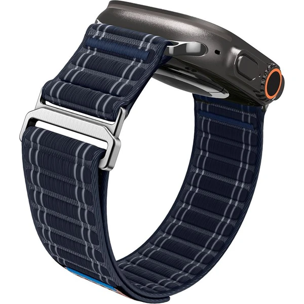 Spigen Fabric Band remienok (suchý zips) Apple Watch 49/46/45/44mm námornícka modrá - Remienky - Obrázok e70df0d69e0748809da130b0c12c5b2f