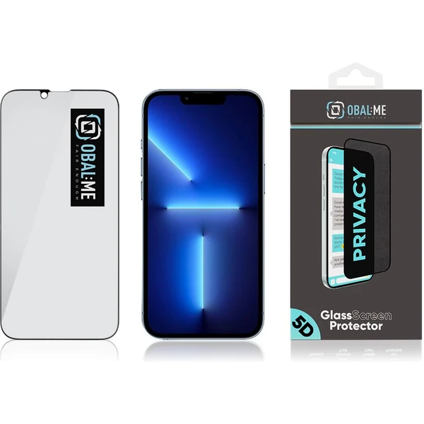 OBAL:ME Privacy 5D tvrdené sklo Apple iPhone 13 Pro Max/14 Plus čierne - Ochranné fólie a sklo - Obrázok e70fa283ca244f02a2a2ced6714b4cf8