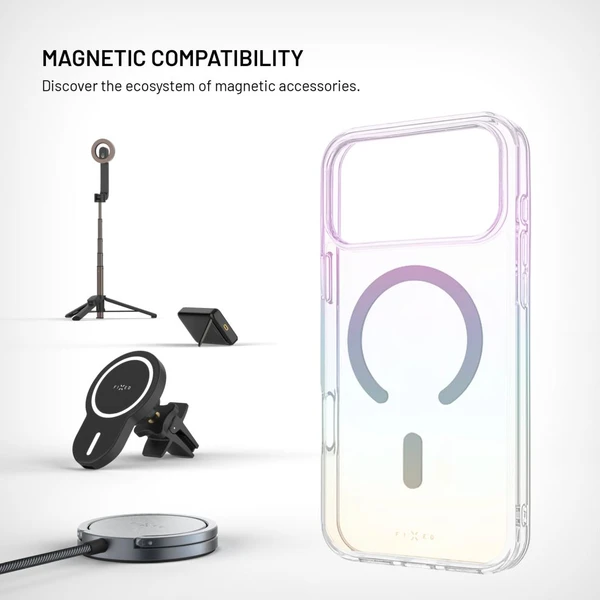 FIXED MagRainbow kryt s MagSafe Apple iPhone 17 Pro Max dúhový - Puzdra - Obrázok e721dc20a6b34f768b82752d0e8873a0