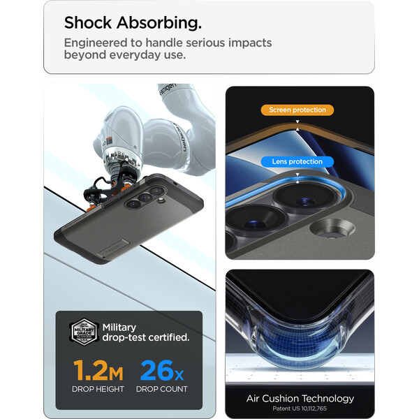 Spigen Tough Armor MagSafe kryt Samsung Galaxy S26 tmavozelený - Puzdra - Obrázok e731c062ba59492c9057a5212eacc4f5