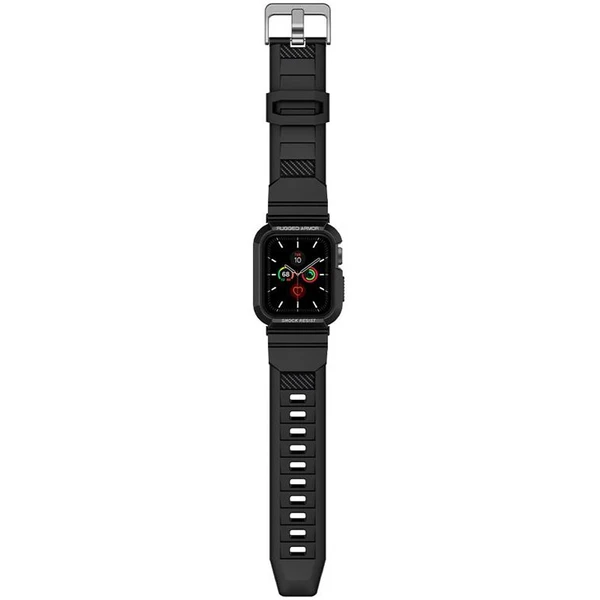 Spigen Rugged Armor Pro remienok s puzdrom Apple Watch 41/40mm čierny - Remienky - Obrázok e738a736ecd34759930eb493c8d4cefe