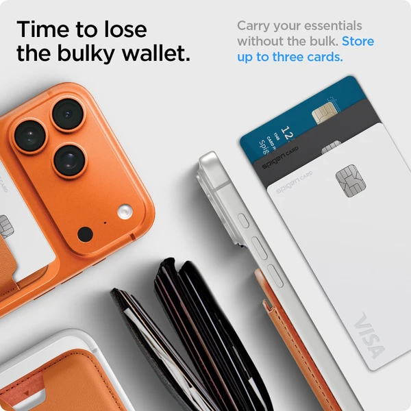 Spigen Valentinus MagSafe Wallet 3 Card peňaženka metallic orange - Peňaženky - Obrázok e73c3de10804447495081221d6cdc1d2