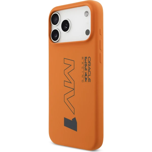 Oracle Red Bull Racing Silicone MV1 MagSafe kryt iPhone 17 Pro Max oranžový - Puzdra - Obrázok e73f119717ad4788b5d2f01a9e5b6d48