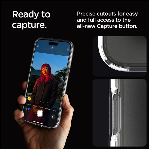 Spigen Ultra Hybrid kryt iPhone 16 Pro Max frost clear - Puzdra - Obrázok e74dfa979cb14e00ad0a15ab08ec014d