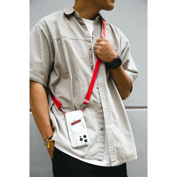 SKINARMA Scout Universal Lanyard popruh červený - Popruhy a crossbody - Obrázok e74e16b1aac74b7ca6f01647d5a23136
