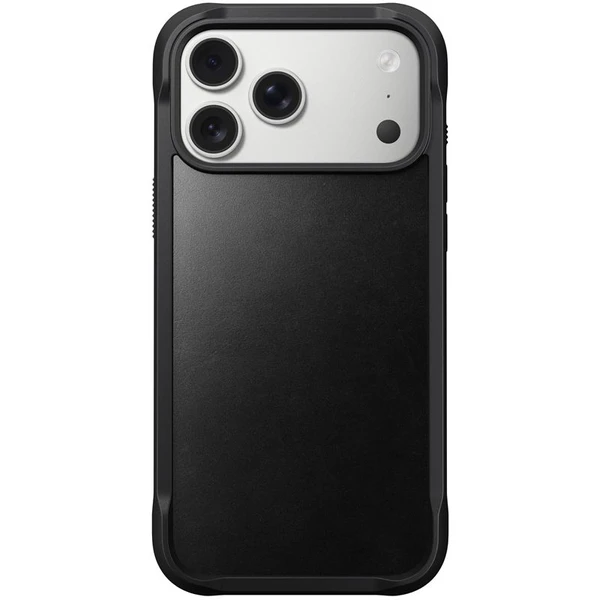 Nomad Rugged Leather Case (Horween) MagSafe kožený kryt iPhone 17 Pro Max Black - Puzdra - Obrázok e75e709aec6c479e99288d6a248fa1a8