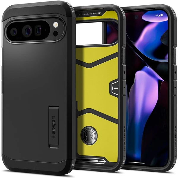 Spigen Tough Armor kryt Google Pixel 9 Pre XL čierny - Puzdra - Hlavný obrázok