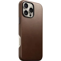 Nomad Traditional Leather Case MagSafe kryt iPhone 16 Pro Max hnedý - Puzdra