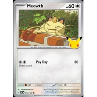 Meowth (30C 113) - 30th Celebration [Holo] - Kusové karty