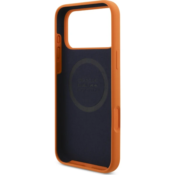 Oracle Red Bull Racing Silicone Blue Ring MagSafe kryt iPhone 17 Pro Max oranžový - Puzdra - Obrázok e7772013462040a7b6e09afd6f3e310e