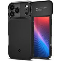 Spigen Optik Armor MagSafe kryt iPhone 17 Pro black - Puzdra