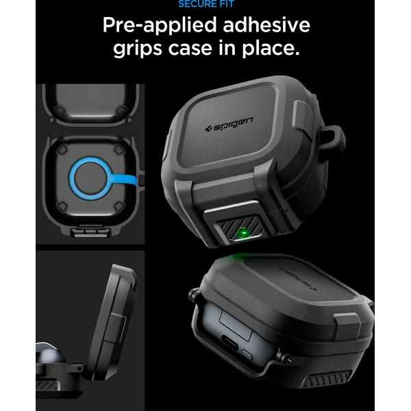 Spigen Lock Fit puzdro Samsung Galaxy Buds4 Pro/Buds4 matná čierna - Puzdra - Obrázok e78668edf5814dc7900e7700f7a25277