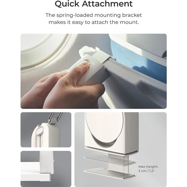 iOttie Treker MagSafe Travel Mount držiak biely - Držiaky - Obrázok e794843d12304eb1bbd753ac39674af5
