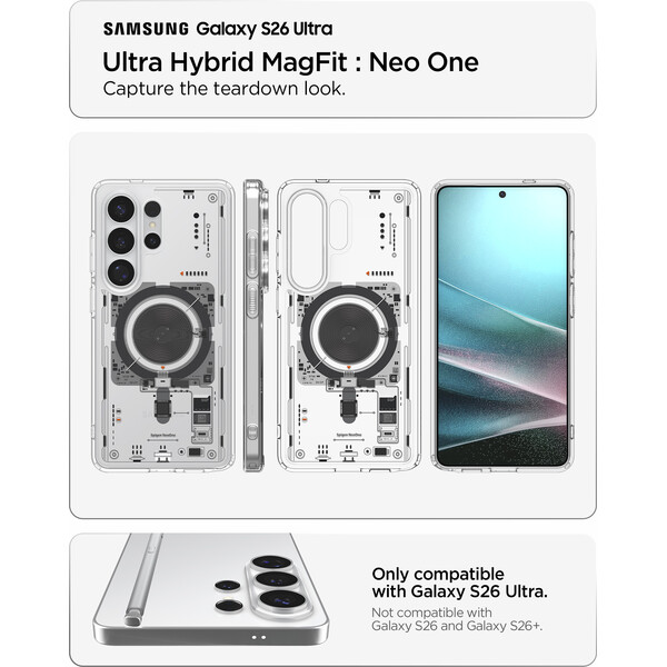 Spigen Ultra Hybrid MagSafe kryt Samsung Galaxy S26 Ultra neo one - Puzdra - Obrázok e797c7b4458145d98ca07efaeb9eba05