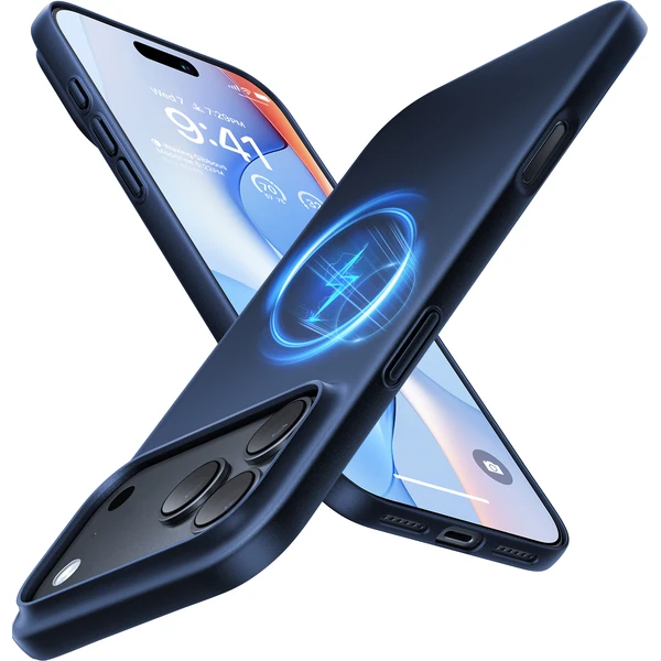 Torras OriginFit MagSafe kryt iPhone 18 Pro Max sivý - Puzdra - Hlavný obrázok