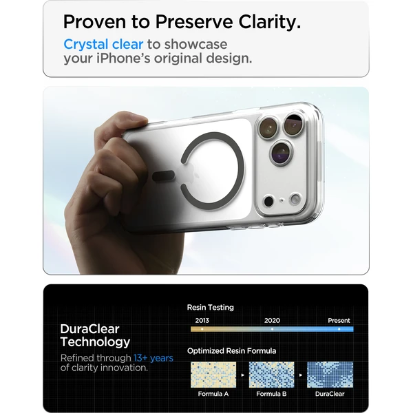 Spigen Ultra Hybrid MagSafe kryt iPhone 18 Pro Max/17 Pro Max transparentná grafitová - Puzdra - Obrázok e7cb8cb34dfb425bafcbe397c7d4960d