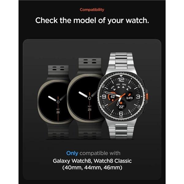 Spigen DuraPro Flex remienok Samsung Galaxy Watch8 (40/44/46mm) čierny - Remienky - Obrázok e7f7ae4a489d48aa9d252a39519d2c51
