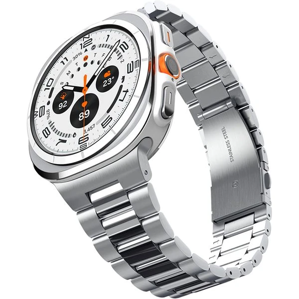 Spigen Modern Fit 316L remienok Samsung Galaxy Watch Ultra strieborný - Remienky - Hlavný obrázok