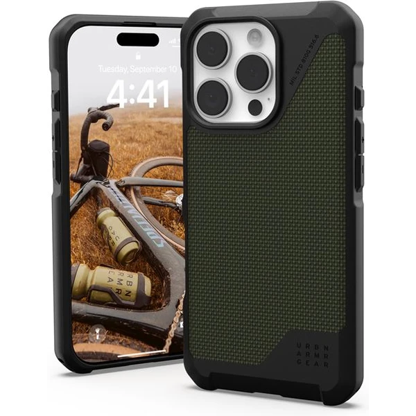 UAG Metropolis LT Magsafe Kevlar kryt iPhone 16 Pro olivovo zelený - Puzdra - Hlavný obrázok