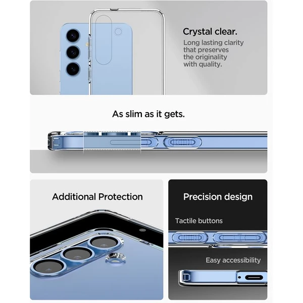 Spigen Liquid Crystal kryt Samsung Galaxy S25 číry - Puzdra - Obrázok e85946e560cc48ad86f34b6d565f466b