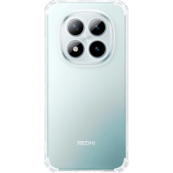 Taktický TPU Plyo kryt Xiaomi Redmi Note 15 Pro 4G/5G priehľadný - Puzdra - Hlavný obrázok