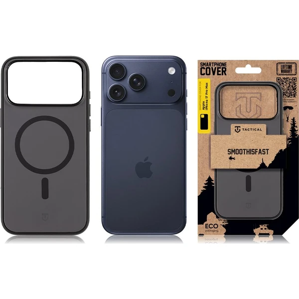 Tactical MagForce SmoothIsFast kryt Apple iPhone 17 Pro Max čierny - Puzdra - Obrázok e86796e5216a465c8ef17e367138f794