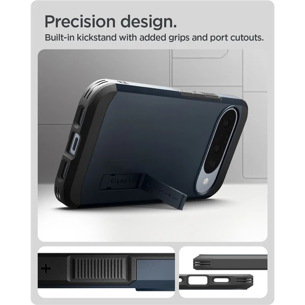 Spigen Tough Armor MagSafe kryt Google Pixel 10/10 Pro sivý - Puzdra - Obrázok e86b2421bee74d1d90ad76191a42fa28