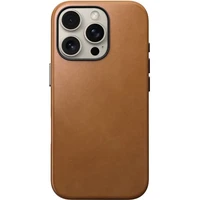 Nomad Traditional Leather Case MagSafe kryt iPhone 16 Pro English Tan-C - Puzdra