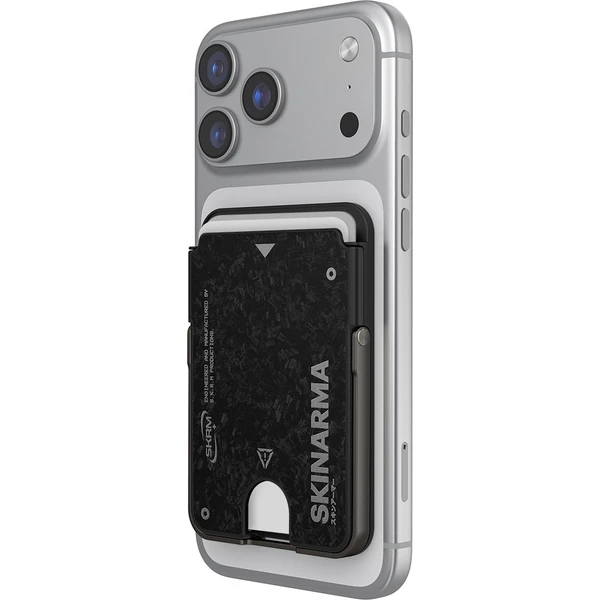 SKINARMA Vektor MagSafe držiak na karty peňaženka so stojanom Onyx - Peňaženky - Hlavný obrázok