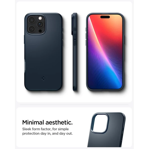 Spigen Thin Fit MagSafe kryt iPhone 16 Pro Max metal slate - Puzdra - Obrázok e886b02e493f4d349a43bce538f13e20