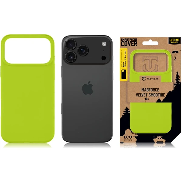 Tactical MagForce Velvet Smoothie kryt Apple iPhone 17 Pro Max Avocado - Puzdra - Obrázok e89560b48c7d45a3bf45d1dcadbc1d66