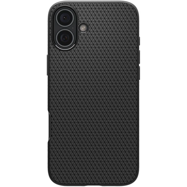 Spigen Liquid Air kryt iPhone 16 Plus matte black - Puzdra - Obrázok e8966464654544e49face83b0562cce1