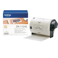 Brother DK11240 samolepiace štítky biele 102 mm x 51 mm - Pásky pre štítkovače