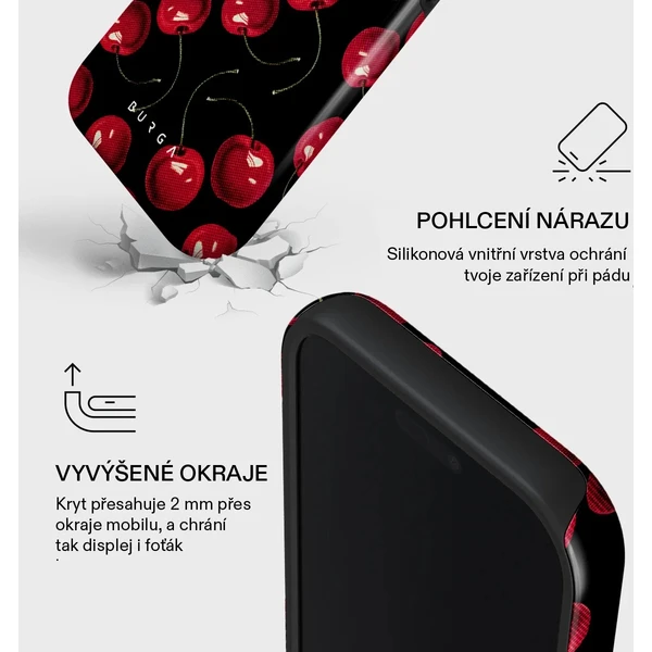 Burga Tough MagSafe kryt iPhone 17 Pro Cherrybomb - Puzdra - Obrázok e8ce0d36e16f4c90b908bdb3de0d7325