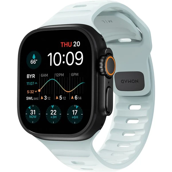 Nomad Sport Strap M/L remienok pre Apple Watch 49/46/45/44/42mm Ice Blue Glow - Remienky - Hlavný obrázok