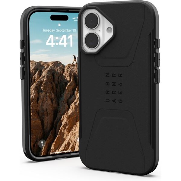 UAG Civilian Magsafe kryt iPhone 16 čierny