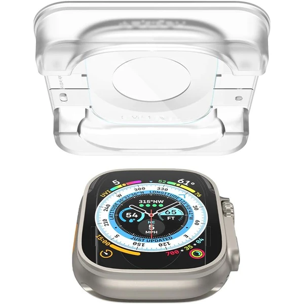 Spigen Glass EZ Fit 2 Pack sklo Apple Watch Ultra 49mm číre - Ochranné fólie a sklo - Obrázok e90e1bc072c34a9db0e58efd0434cc39
