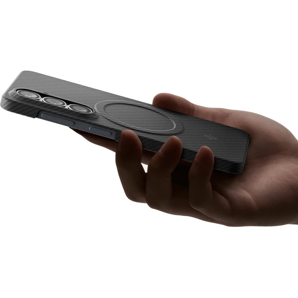 Spigen Air Skin Aramid MagSafe kryt Samsung Galaxy S26+ čierny - Puzdra - Obrázok e93af07a58a54752bd42f91af8551588