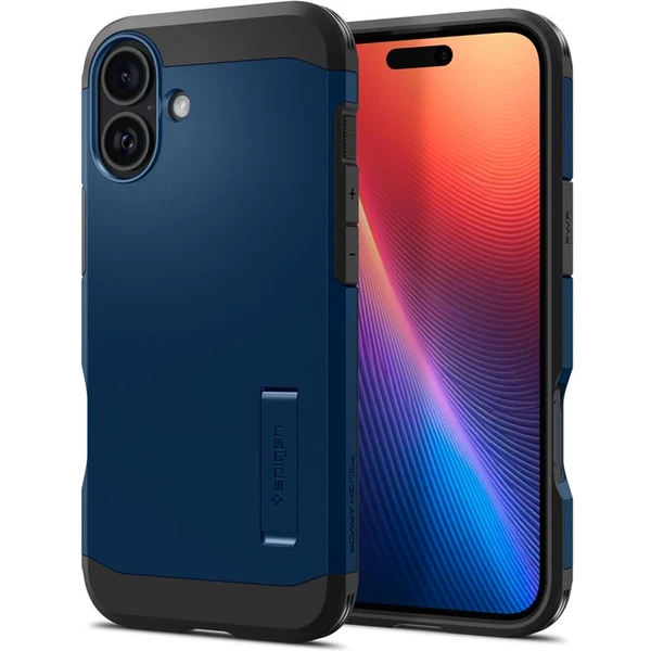 Spigen Tough Armor MagSafe kryt iPhone 16 navy blue - Puzdra - Hlavný obrázok