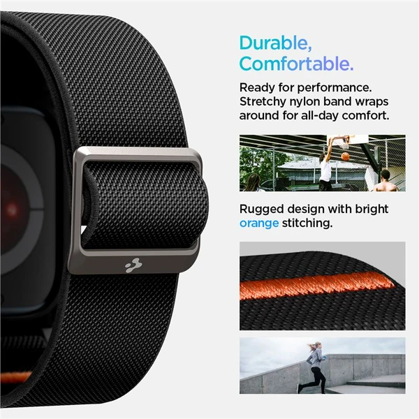 Spigen Lite Fit Pro remienok s krytom Apple Watch 10/11 (46mm) matne čierny - Remienky - Obrázok e9554ebcb74b43248c85a18b7afe5ea2